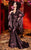 MNM Couture - 2437 Embellished Long Bell Sleeve Mermaid Dress In Purple