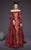 MNM Couture - 2440 Sequined Scalloped Off-Shoulder Gown With Overskirt In Red