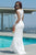 Alyce Paris - 2443 Beaded Lace Jewel Neck Sheath Dress In White