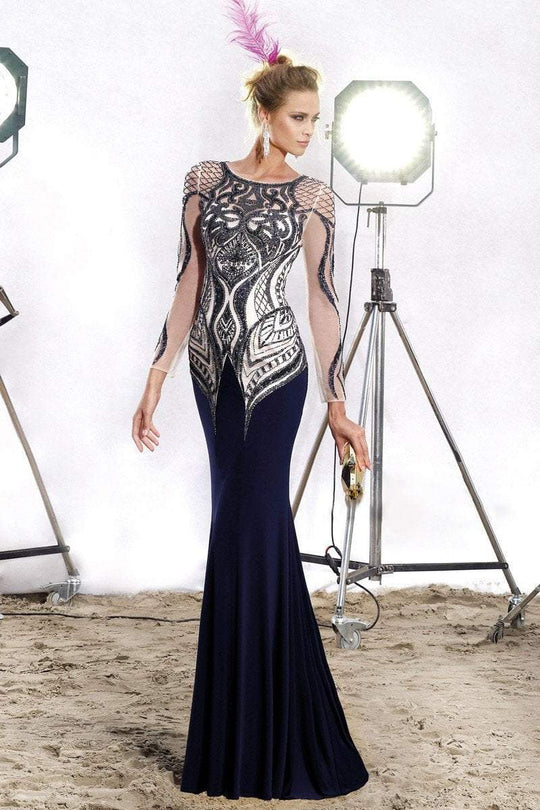 Alyce Paris Claudine - 2448 Dress in Navy