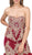 Dancing Queen - 2449 Strapless Sweetheart Neckline Trumpet Gown In Red