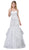 Dancing Queen - 2449 Strapless Sweetheart Neckline Trumpet Gown In White