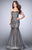 GiGi - Exquisite Sweetheart Beaded Mermaid Dress 24616 In Gray