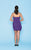 Lara Dresses - 31025 Rosette Ornate Draped Dress In Purple