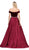 Dancing Queen - 2478 Embellished Off-Shoulder Homecoming Ballgown