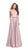 La Femme - 24821 Sleeveless Plunging Sweetheart Satin A-Line Gown in Pink