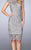 La Femme - 24861 Captivating Lace Cocktail Dress In Gray