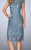 La Femme 24861 Lace Bateau Fitted Cocktail Dress -1 pc Platinum in size 6 Available