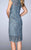 La Femme - 24861 Captivating Lace Cocktail Dress In Blue