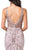 Dancing Queen - 2487 Embellished Plunging V-neck Trumpet Dress In Pink