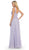 Beaded Yoke Scoop Neck A-Line Bridesmaid Dress