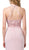 Dancing Queen - 2499 Appliqued Illusion Back Paneled Long Gown In Pink