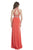 Aspeed Design - L1382 Multi-Beaded Halter Jersey Evening Dress