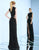 Mac Duggal Couture - 25008 High Neck Long Dress with Slit In Black