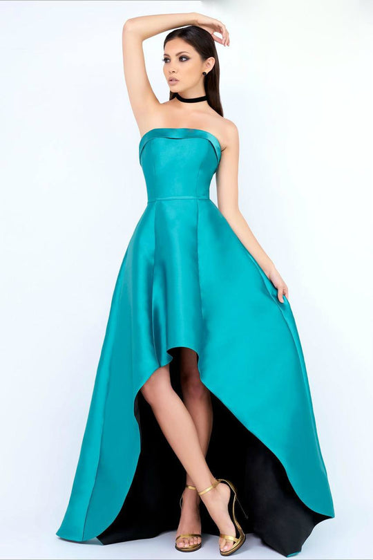 Ieena Duggal  - Bustier Gown Style 25009I in Green