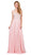 Dancing Queen - 2503 Beaded Sweetheart Sleeveless Prom Dress In Pink