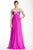 La Femme - 17941 Amazingly Glittering Empire Waist Evening Gown In Pink