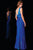 Janique 250  Silk Hand Painted Dress in Blue
