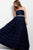 25106 Embellished Strapless A-line Dress