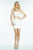 Alyce Paris Claudine - 2516 Two Piece Pearl Accented Dress in White