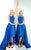 Ieena Duggal  - High Neck Gown Style 25215I in Blue
