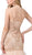 Dancing Queen - 2523 Bead-Adorned Plunging Sweetheart Trumpet Gown In Neutral