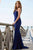 Radiant Sleeveless Racerback Style Long Gown 26968