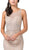 Dancing Queen - 2529 Embellished Scoop Sheath Dress In Neutral