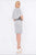 Ieena Duggal  - Short Dress Style 25317I in Gray