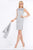 Ieena Duggal  - Short Dress Style 25317I in Blue/Gray