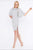 Ieena Duggal  - Short Dress Style 25317I in Blue/Gray