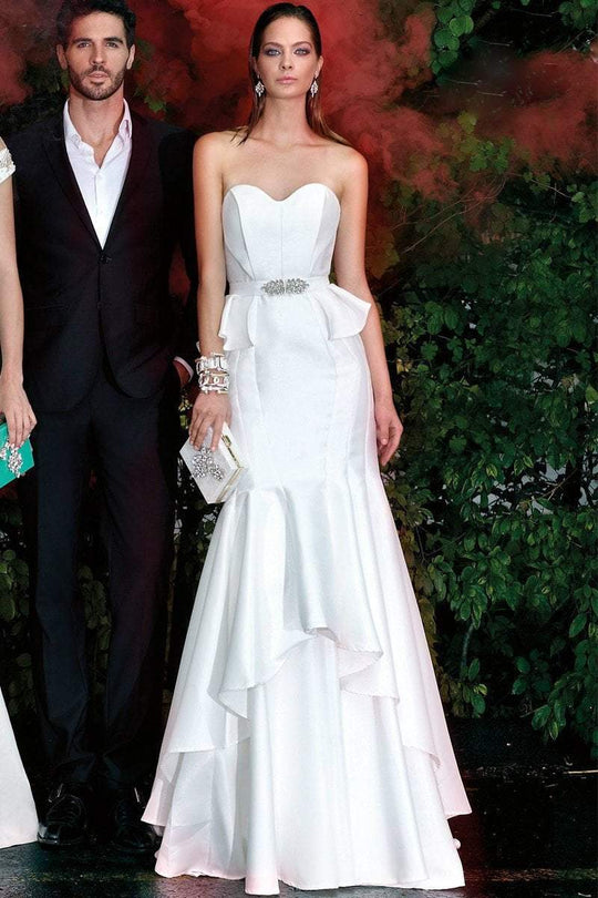 Alyce Paris Claudine - 2535 Long Dress In Diamond White