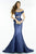 Alyce Paris Claudine - 2537 Dress in Cobalt Multi-Color-Blue