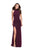 La Femme - 25404 High Halter Glitter Jersey Cutout Sheath Gown In Pink