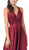 Dancing Queen - 2542 Strappy Embroidered A-Line Prom Dress In Red