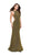 La Femme - 25421 Sleeveless Illusion Cutout Jersey Mermaid Gown in Gold