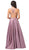 Dancing Queen - 2542 Strappy Embroidered A-Line Prom Dress In Brown
