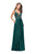 La Femme - 25436 Fitted Lace Sweetheart Evening Gown In Green