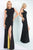 Ieena Duggal  - Cap Gown Style 25441I in Black