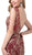 Dancing Queen - 2546 Embroidered Scoop Tiered Mermaid Dress In Red