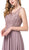 Dancing Queen - 2553 Beaded Lace Bodice A-Line Gown In Pink