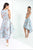 Ieena Duggal  - High Neck Gown Style 25546I in Blue