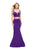 La Femme - 25553 Two Piece Sweetheart Mermaid Gown In Purple
