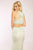 JVN24405 Beaded Two Piece Lace Evening Dress