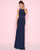 Mac Duggal - 25633L Fitted Jewel Strappy Dress In Blue