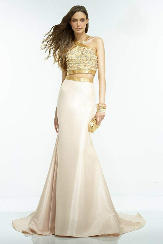 Alyce Paris Claudine - 2565 Dress in Champagne-Gold