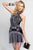 Alyce Paris Claudine - Short Beaded Dress with Open Back 2566