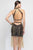 Alyce Paris - Halter Neck Two-Piece Beaded Short Dress 2567 in Black and Gold