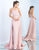 Ieena Duggal  - 25695I Strapless Pleated Bodice Overskirt Gown In Pink