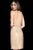 Jovani - 2570 Embellished Open Back Cocktail Dress In Neutral
